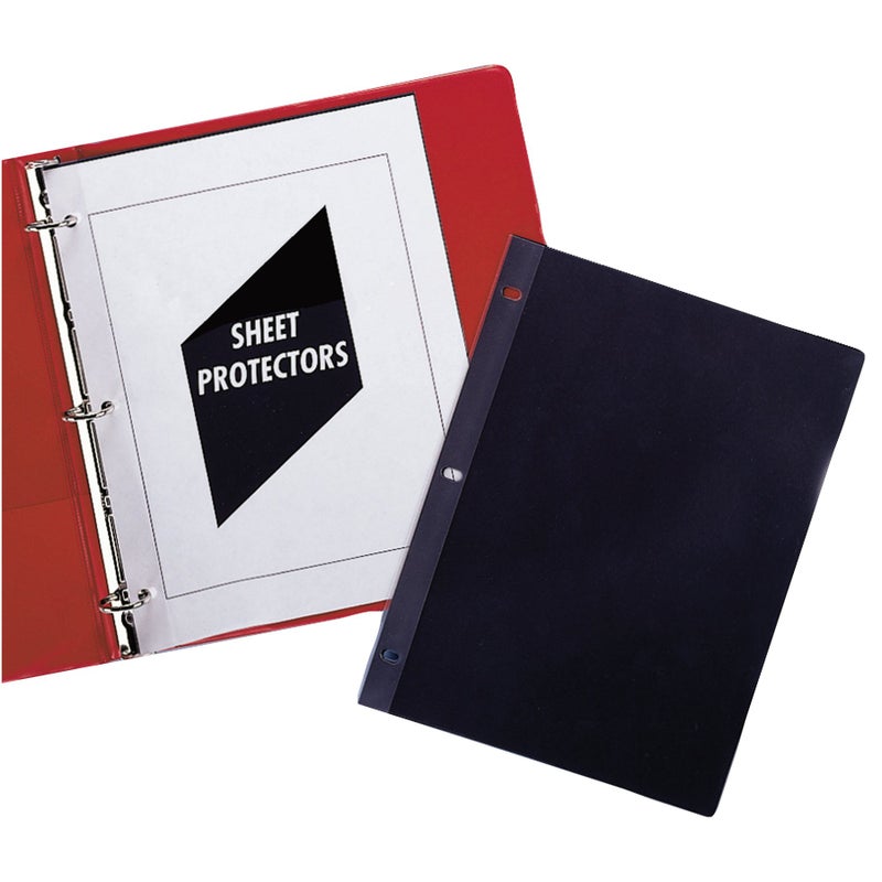 C-Line Traditional Polypropylene Sheet Protectors, Heavyweight, 11 X 8.5, 50/box - Image 2
